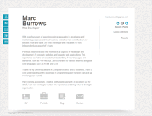 Tablet Screenshot of marcburrows.com